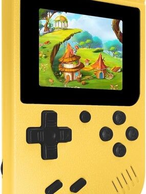 Retro FC Handheld Game Console - Yellow